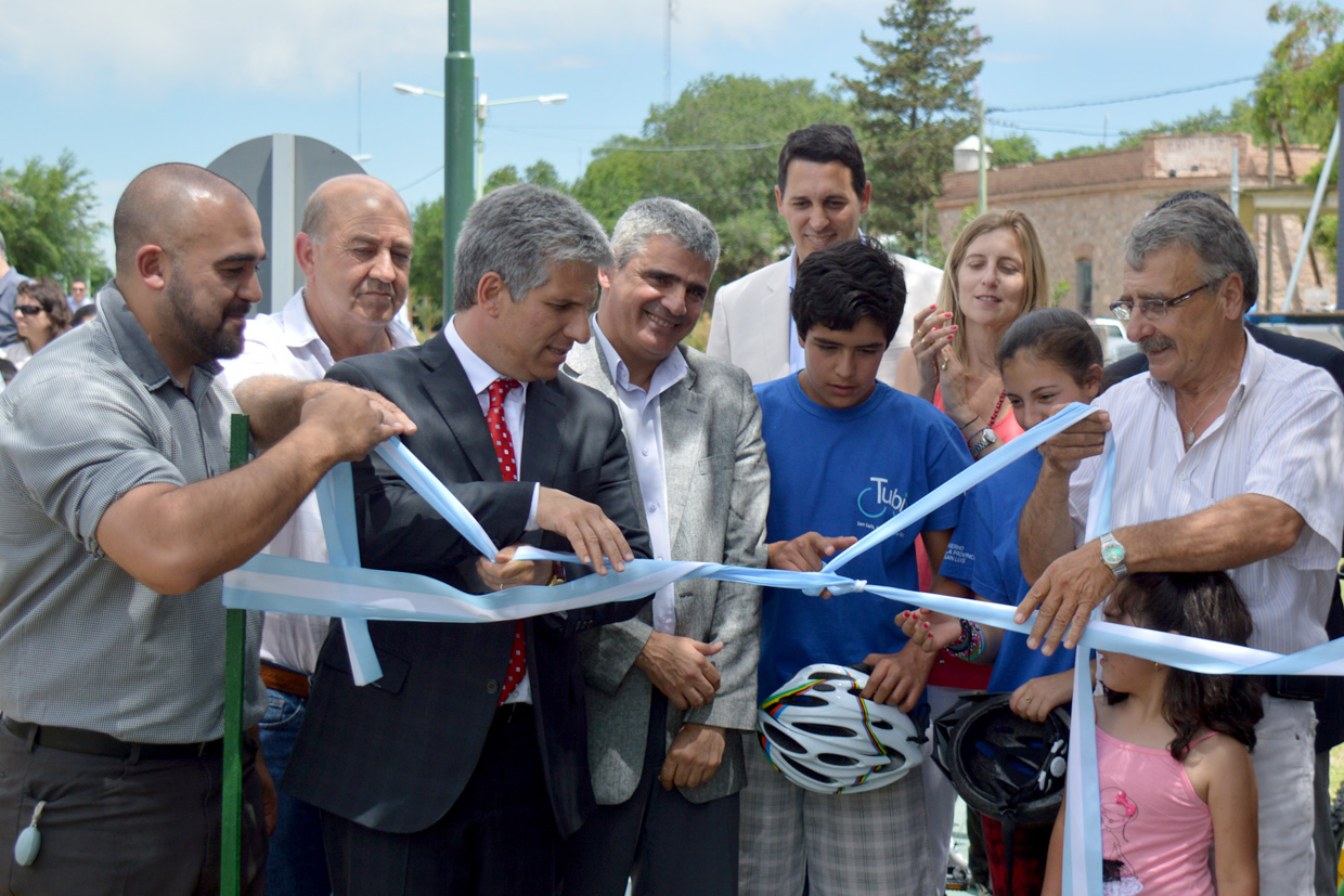 TuBi: Inauguraron 600 metros de ciclovía en Juan Llerena