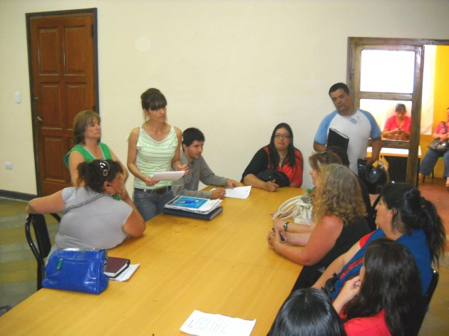 Los trabajadores se reuneron con sus tutores y referentes de temáticas contables y legales