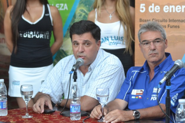El coordinador del Dakar en San Luis, Marcelo Velazco