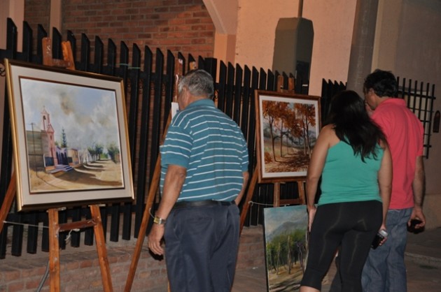 El arte del pincel y las acuarelas también fueron protagonistas.