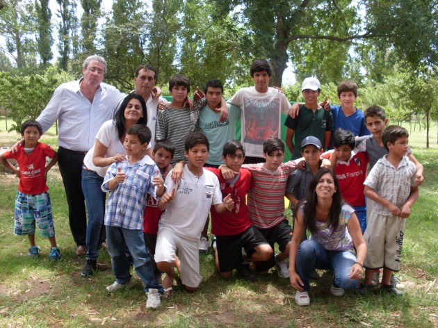 los niños festejaron su cumpleaños