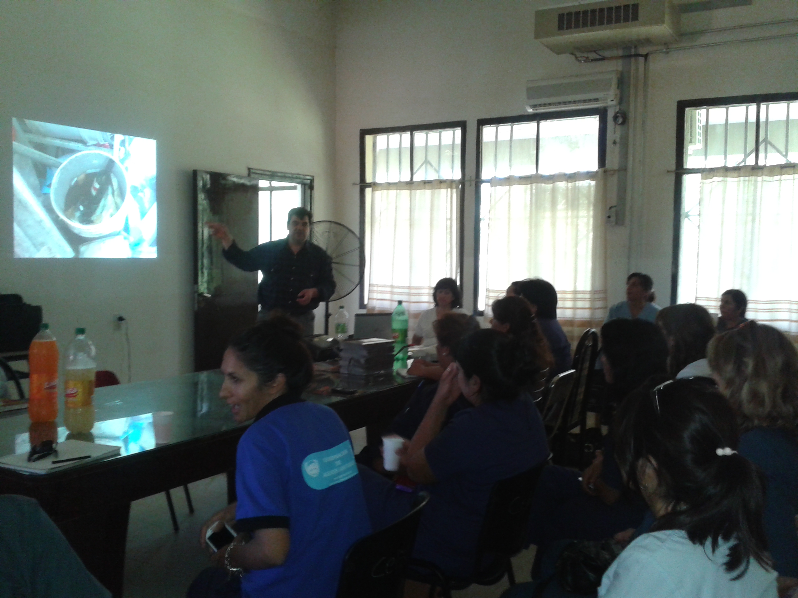 El taller se desarrolló en el marco del operativo preventivo de dengue a realizarse en la ciudad de San Luis