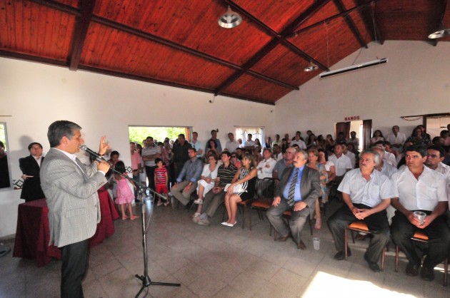 El acto fue en el salón Pampa Rodríguez Saá, encabezado por el gobernador Claudio Poggi