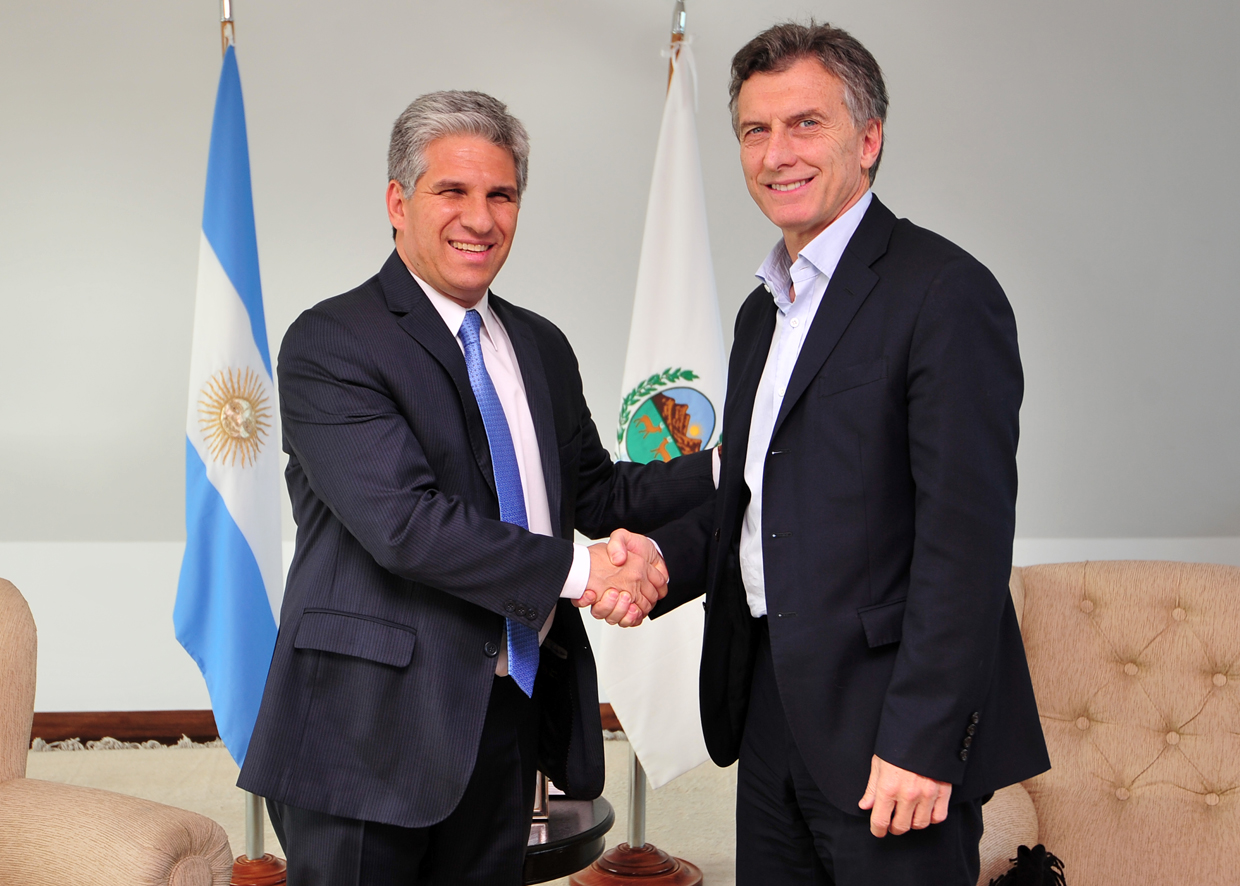 El gobernador recibió a Mauricio Macri