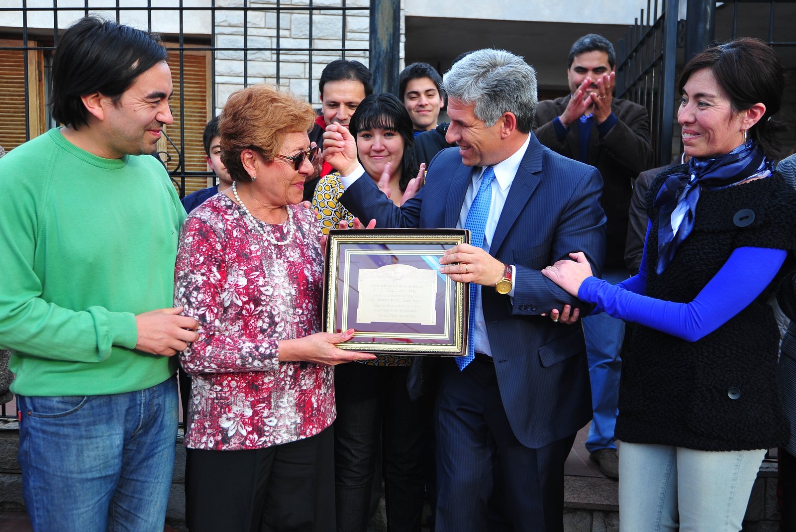 Homenaje al dirigente Gilberto Sosa