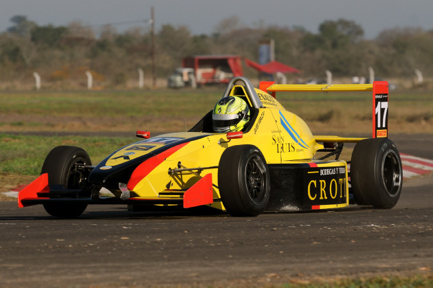 Merlo terminó 12º con 8 vueltas dadas; Dominici no pudo completar un giro.