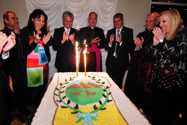 El gobernador Poggi, junto a autoridades de San Luis, celebraron los 420 años  de la provincia.