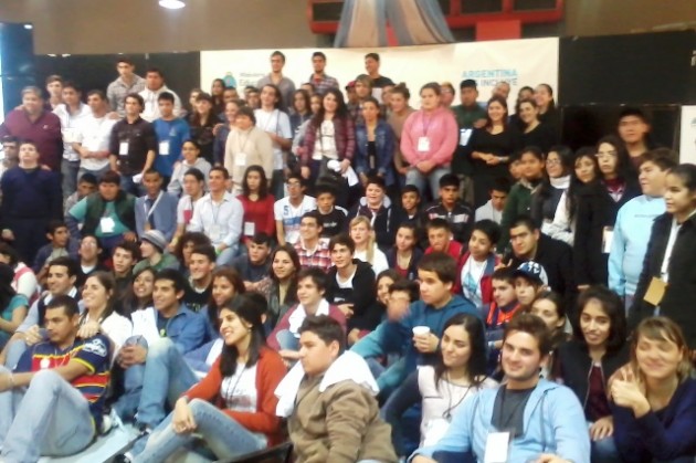 Los chicos de San Luis participaron activamente del encuentro.