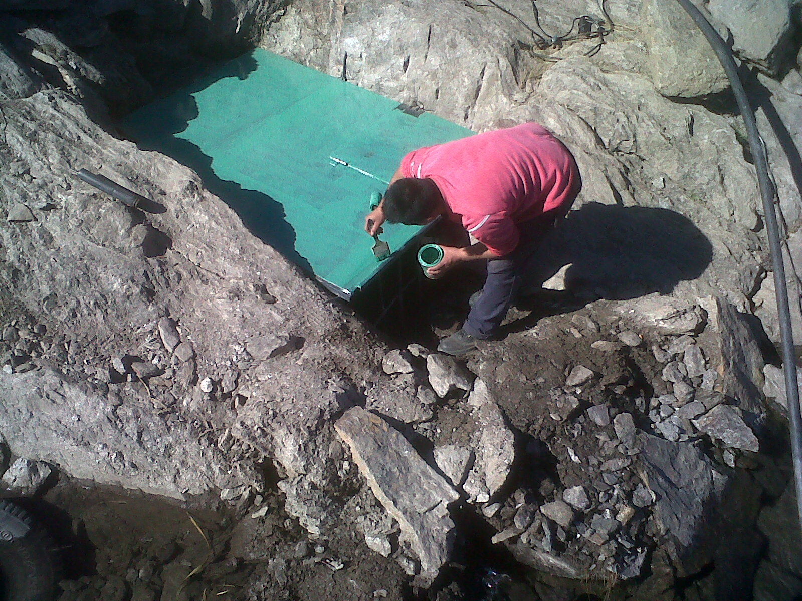 Finalizó la construcción de la obra de captación de agua