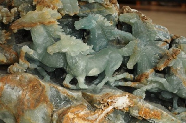 Realizaron un relevamiento de talleres artesanales que trabajan el Mármol Ónix en La Toma.