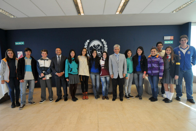 Los alumnos que participaron en el desayuno son de Unión, Justo Daract, Quines, Merlo, Villa Mercedes y ciudad de San Luis.