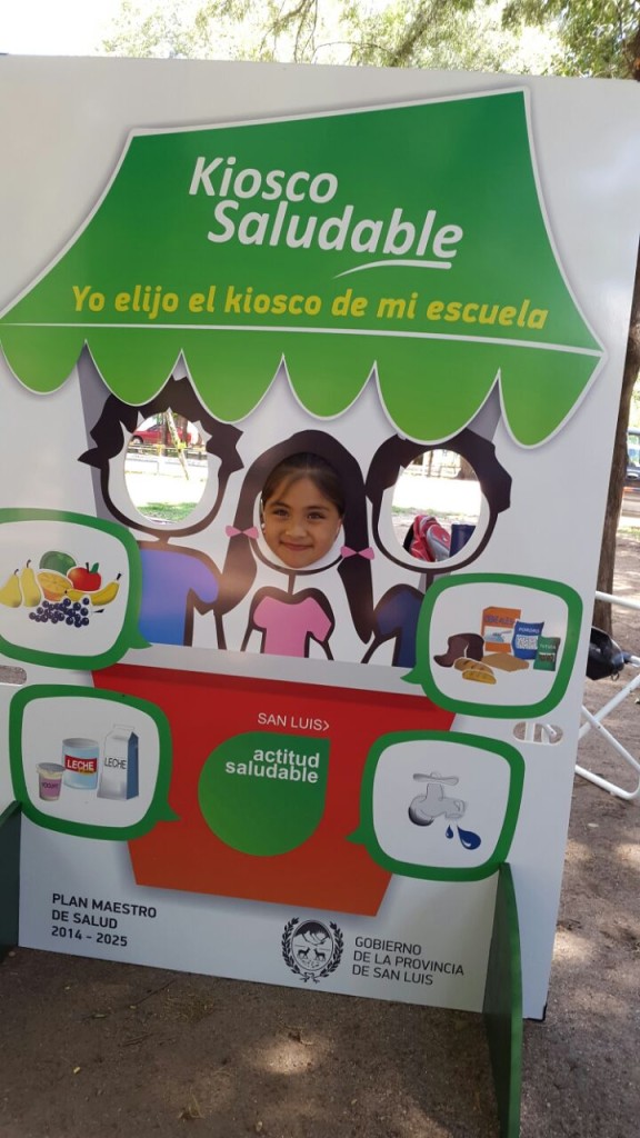 Se promociona la Ley Provincial de Kioscos Saludables.