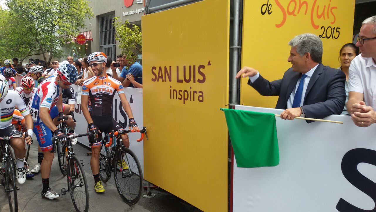 Poggi dio inicio a la primera etapa del Tour de San Luis