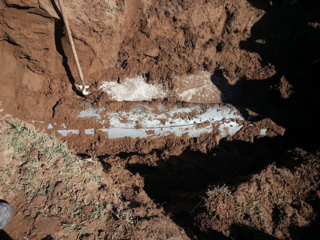 Las cuadrillas de San Luis Agua operan en la linea Del Oeste.