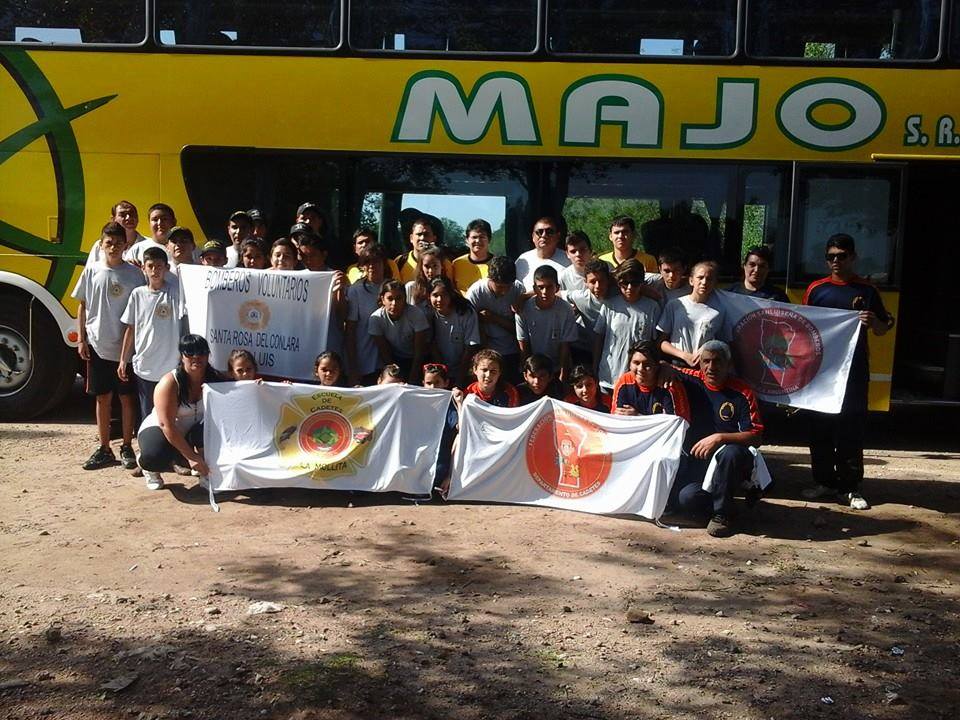 La Federación Sanluiseña de Bomberos Voluntarios participó del XIII Encuentro Nacional de Cadetes