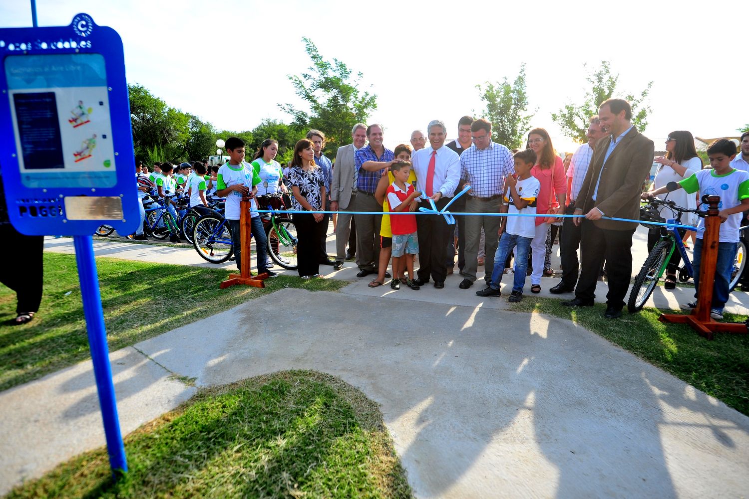 Santa Rosa del Conlara ya tiene su plaza saludable