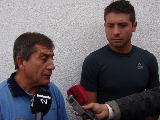 Jorge Fernández, integrante de la organización, junto a Sebastián Balmaceda, de Running Team, brindaron detalles del evento.