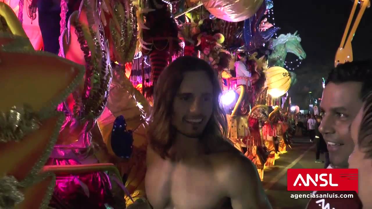 Christian Sancho en el Carnaval de Río en San Luis 2015