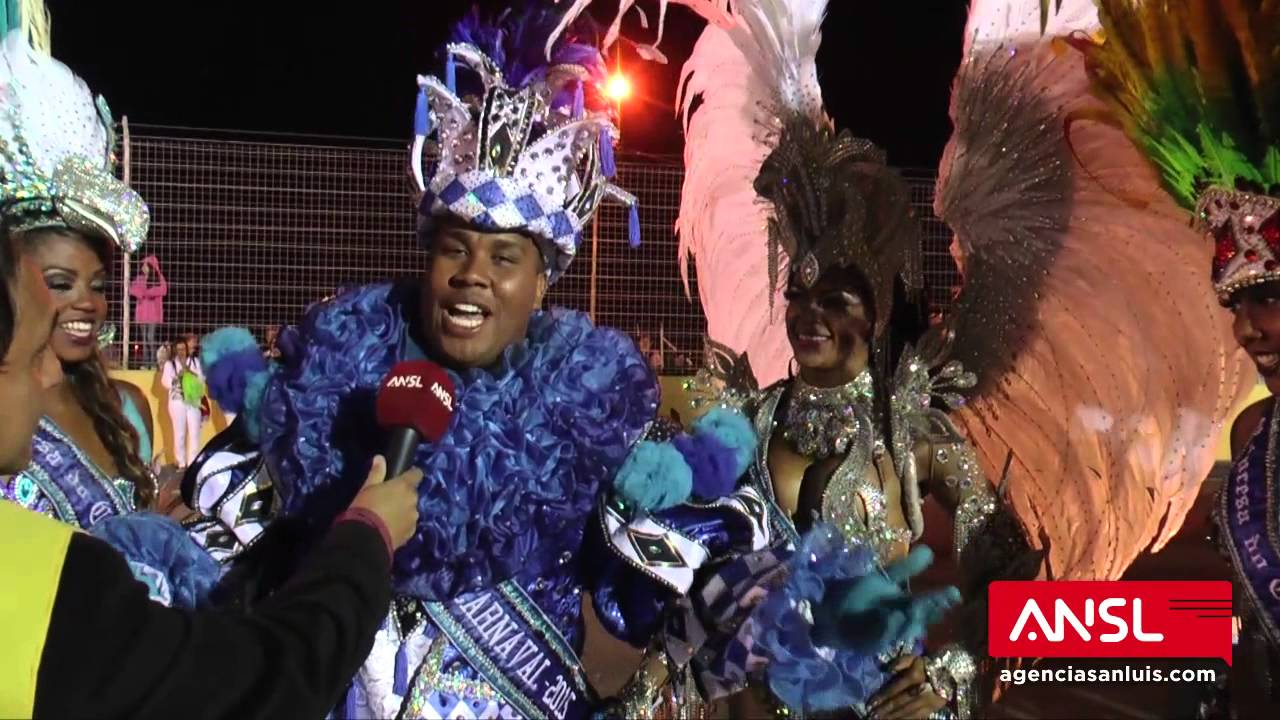 Rey Momo en el Carnaval de Río en San Luis