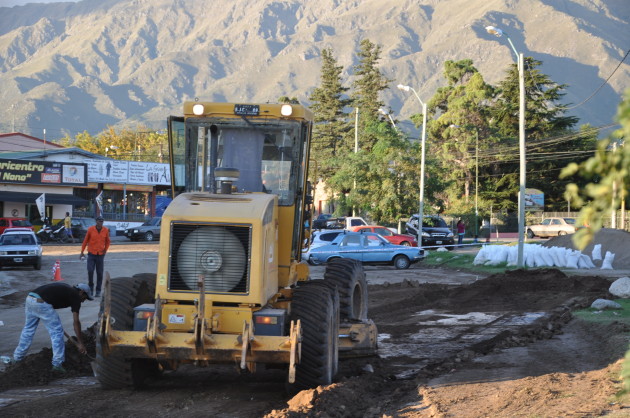 El acceso a la Villa de Merlo fue el lugar elegido para el desarrollo de la prueba de apertura. 