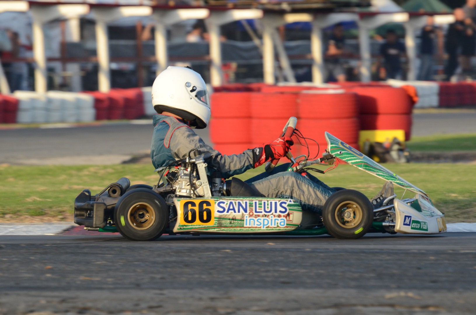 Ignacio Suárez tuvo acción en la Copa Rotax