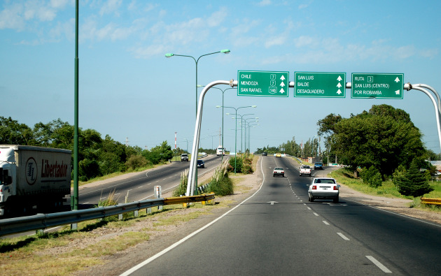 Rutas transitables con visibilidad normal