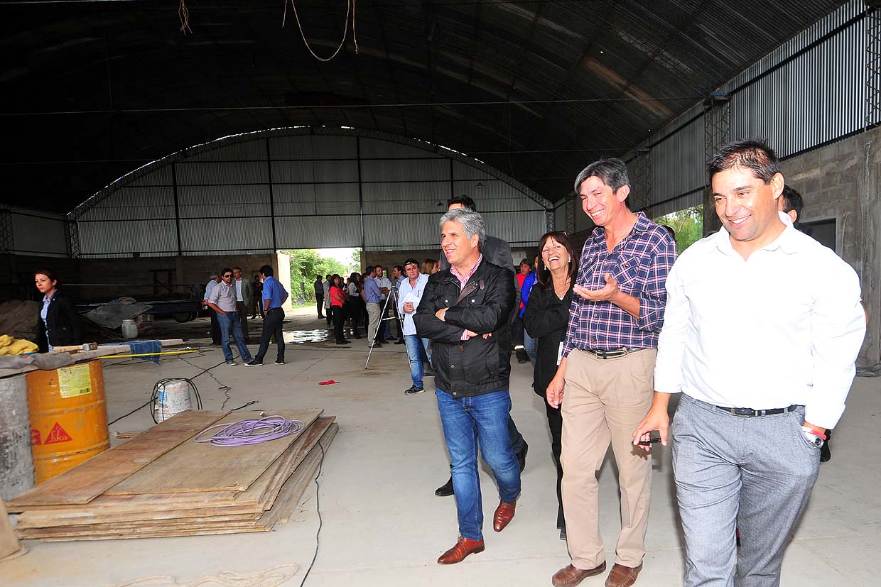 Poggi visitó el Club San Martín