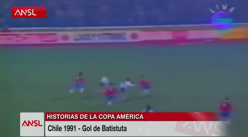 Gol de Batistuta a Chile