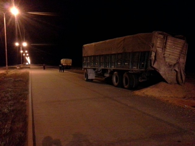 El accidente ocurrió ayer, cerca de las 23:00.