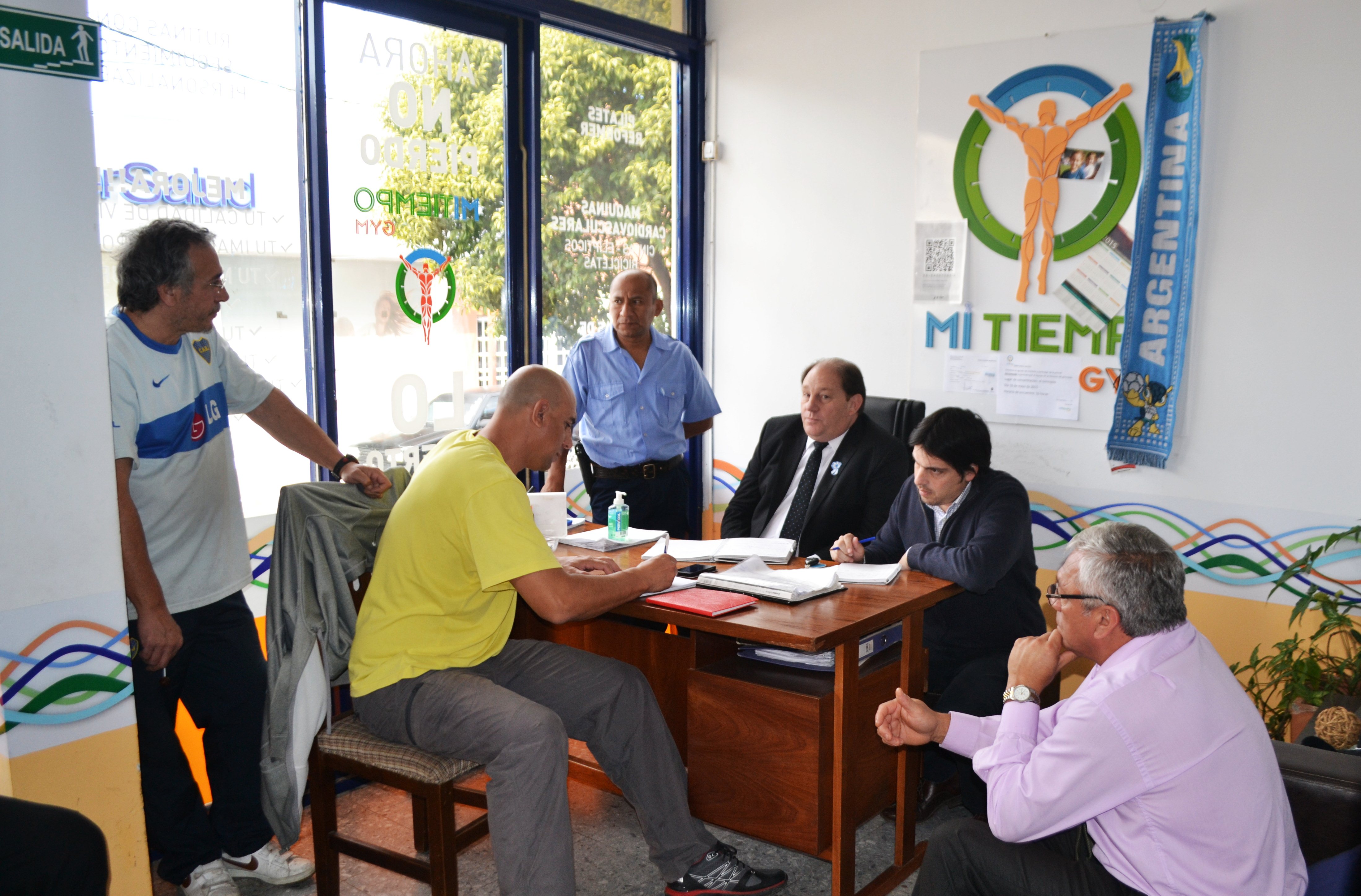 Comerciantes del centro de San Luis se reunieron con funcionarios de Seguridad