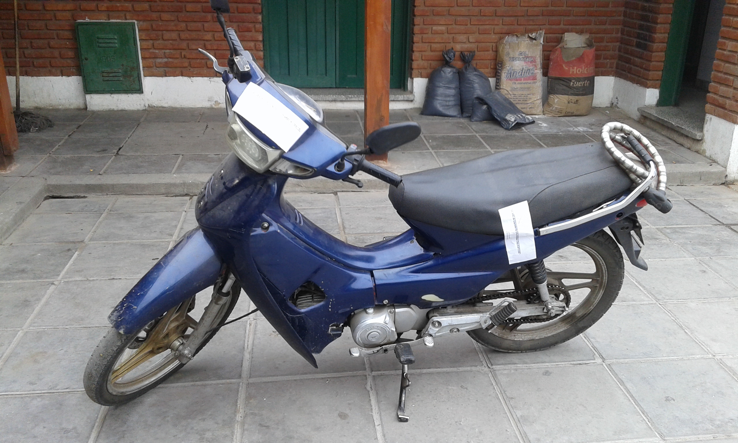 Robó una moto y fue apresado