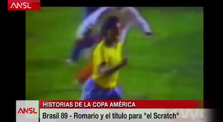 Brasil 89 – Romario y el título para “el Scratch”