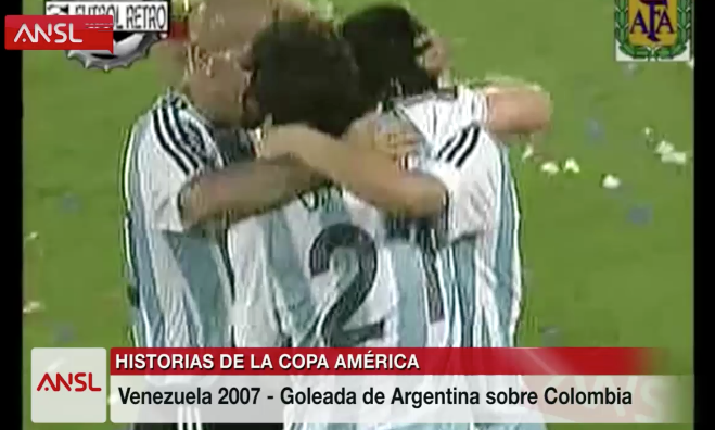 2007: Goleada de Argentina sobre Colombia