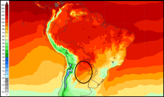 Temperatura máxima desde el 25 de junio al 2 de julio.