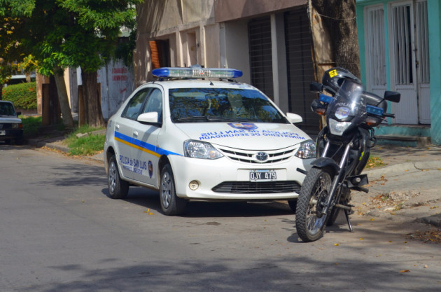 Móvil del Comando Radioeléctrico. Foto Archivo.