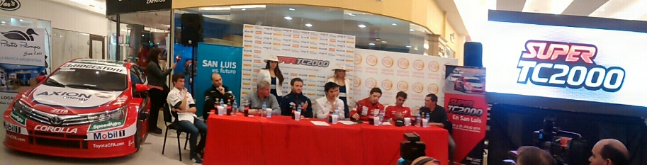 La carrera del Super TC2000 en San Luis hizo su presentación oficial