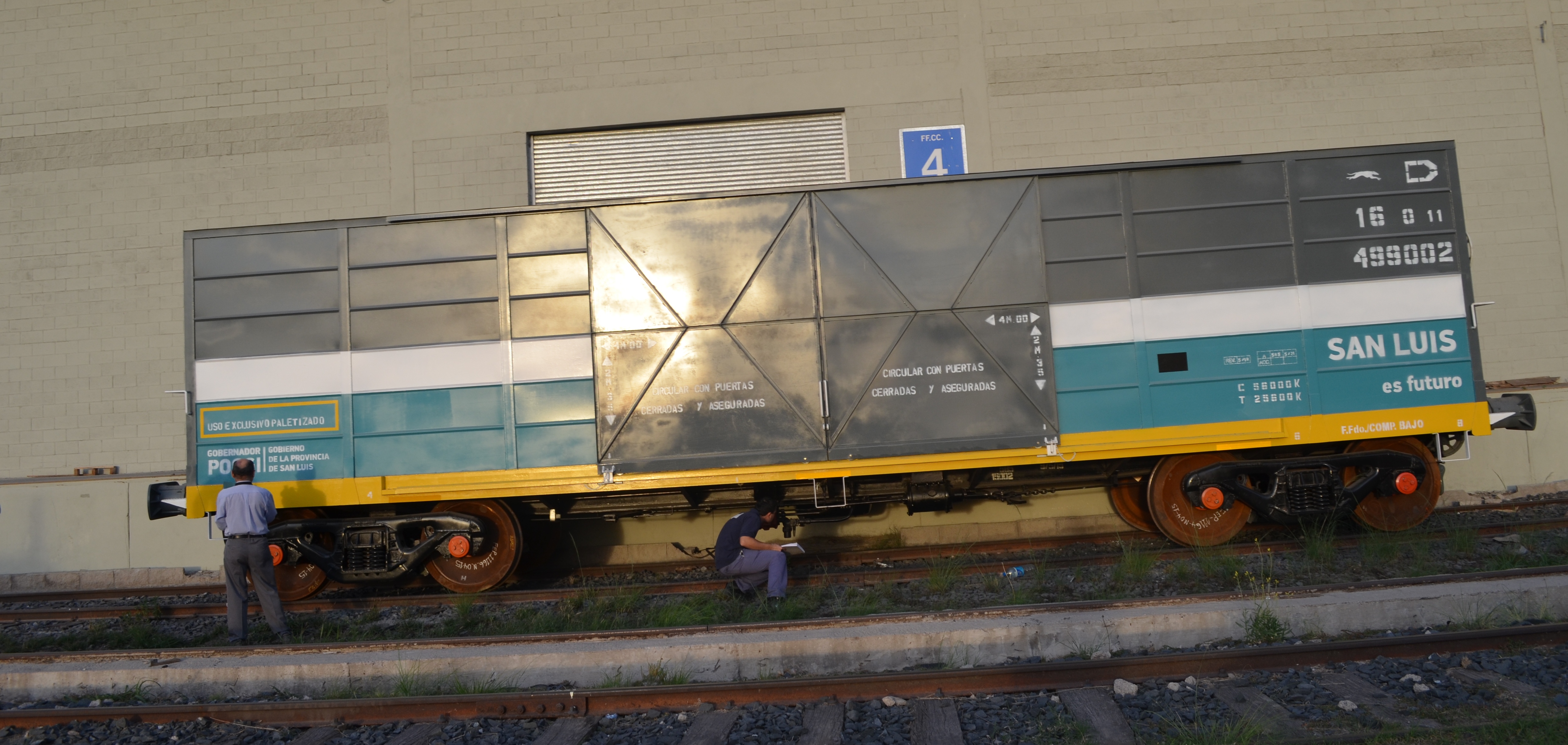 Poggi visitará los talleres ferroviarios de Justo Daract