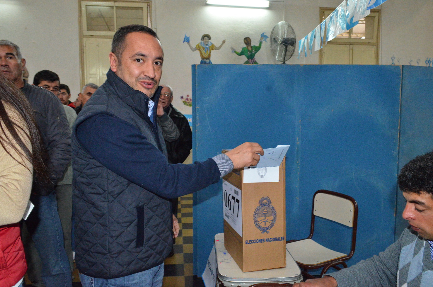 Marcelo Sosa votó en Villa Mercedes