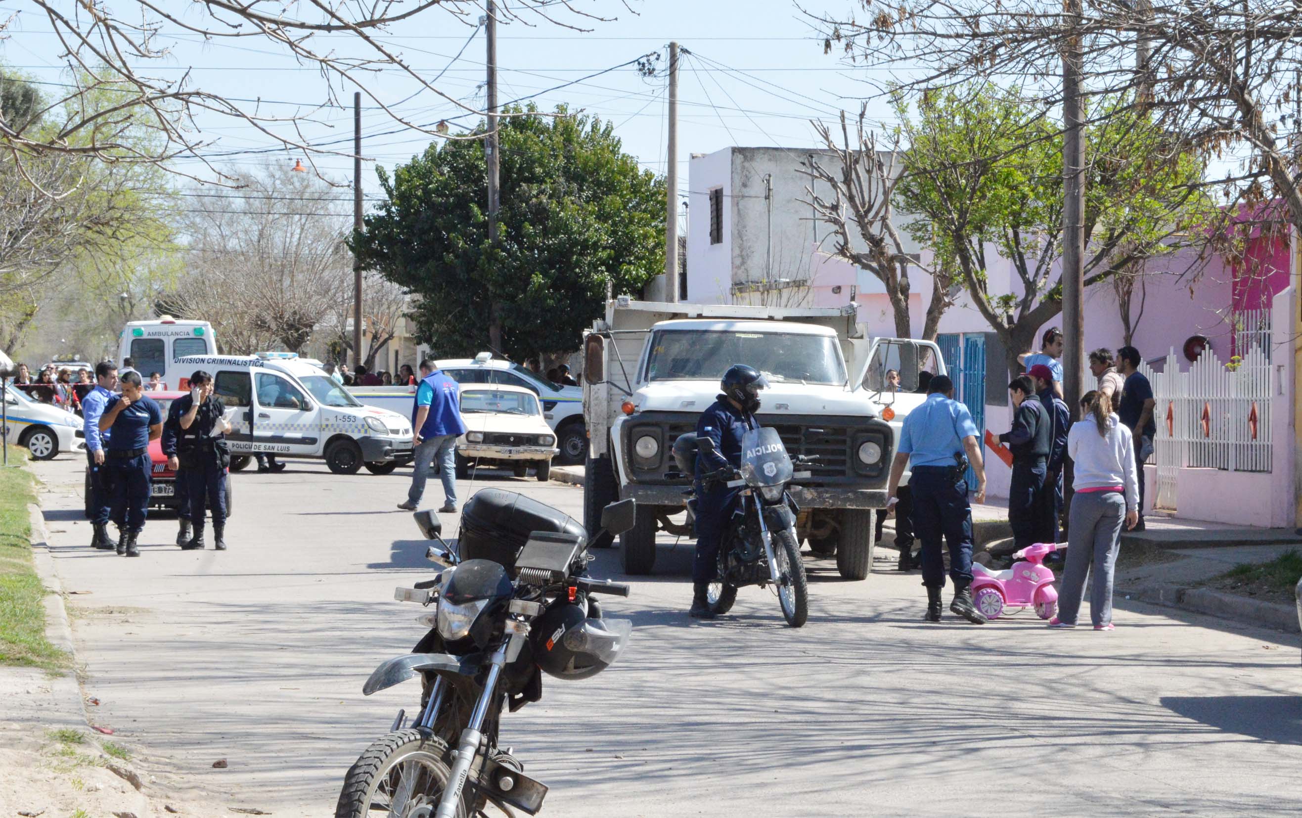 Un nene de cuatro años murió atropellado por un camión