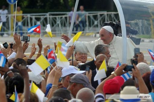 El papa llamó en Cuba a “cuidar a los frágiles de nuestras familias y de nuestra sociedad”