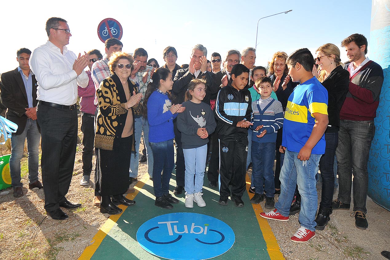 Las Chacras sumó 435 metros de ciclovía