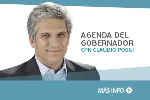 Agenda del gobernador de la Provincia, CPN Claudio Poggi