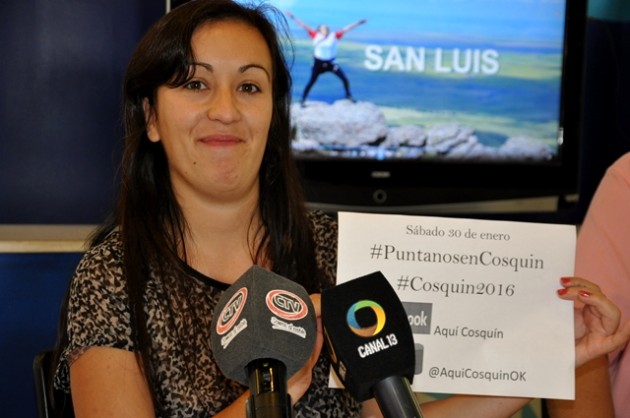 Apoyo a los artistas puntanos que participan en Cosquín, a través de las redes sociales.