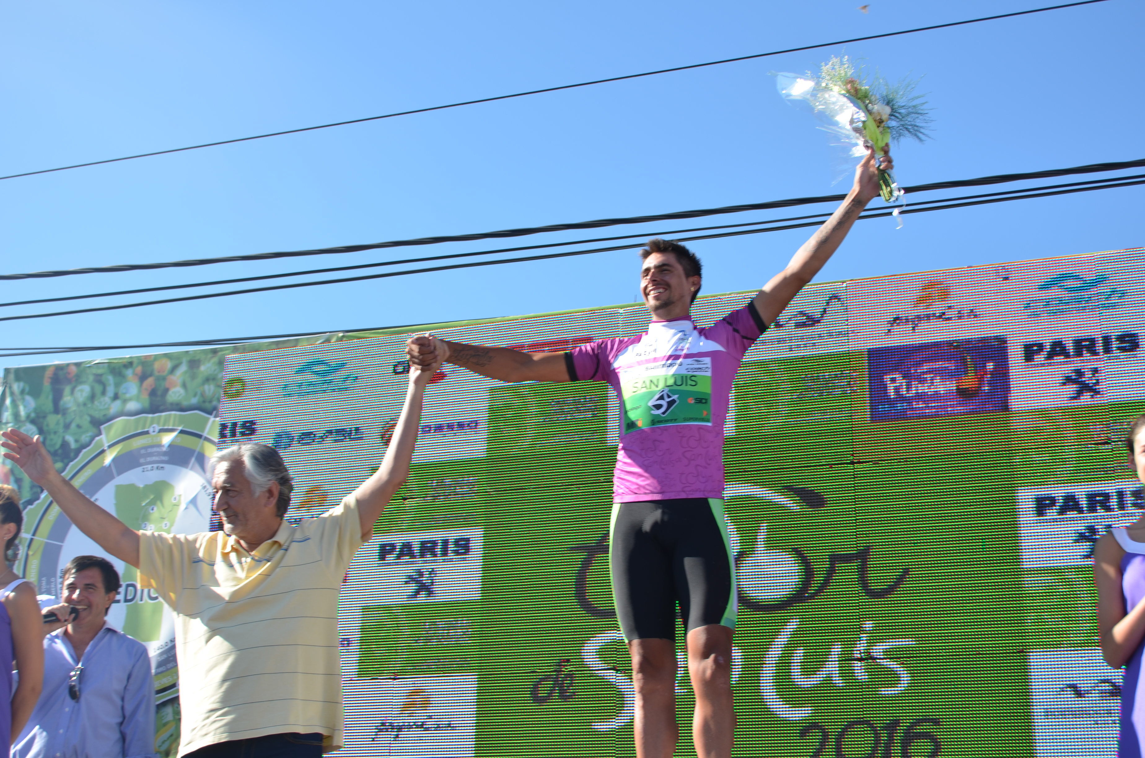 Emmanuel Guevara, en lo más alto del podio de las metas sprint