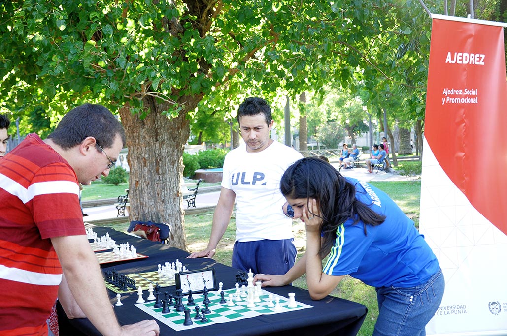 Guadalupe Besso, presente en las actividades de “Ajedrez de Verano”