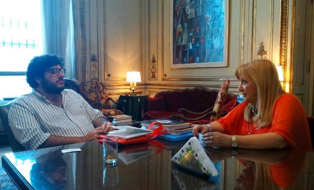 Liliana Bartolucci se reunió con el ministro de Cultura de la Nación