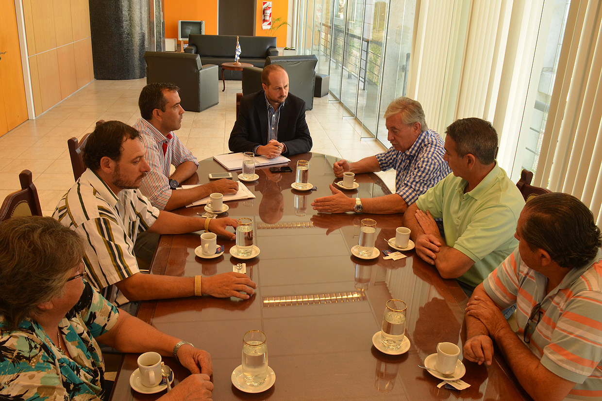 El ministro recibió a autoridades de la Confederación Rural Sanluiseña