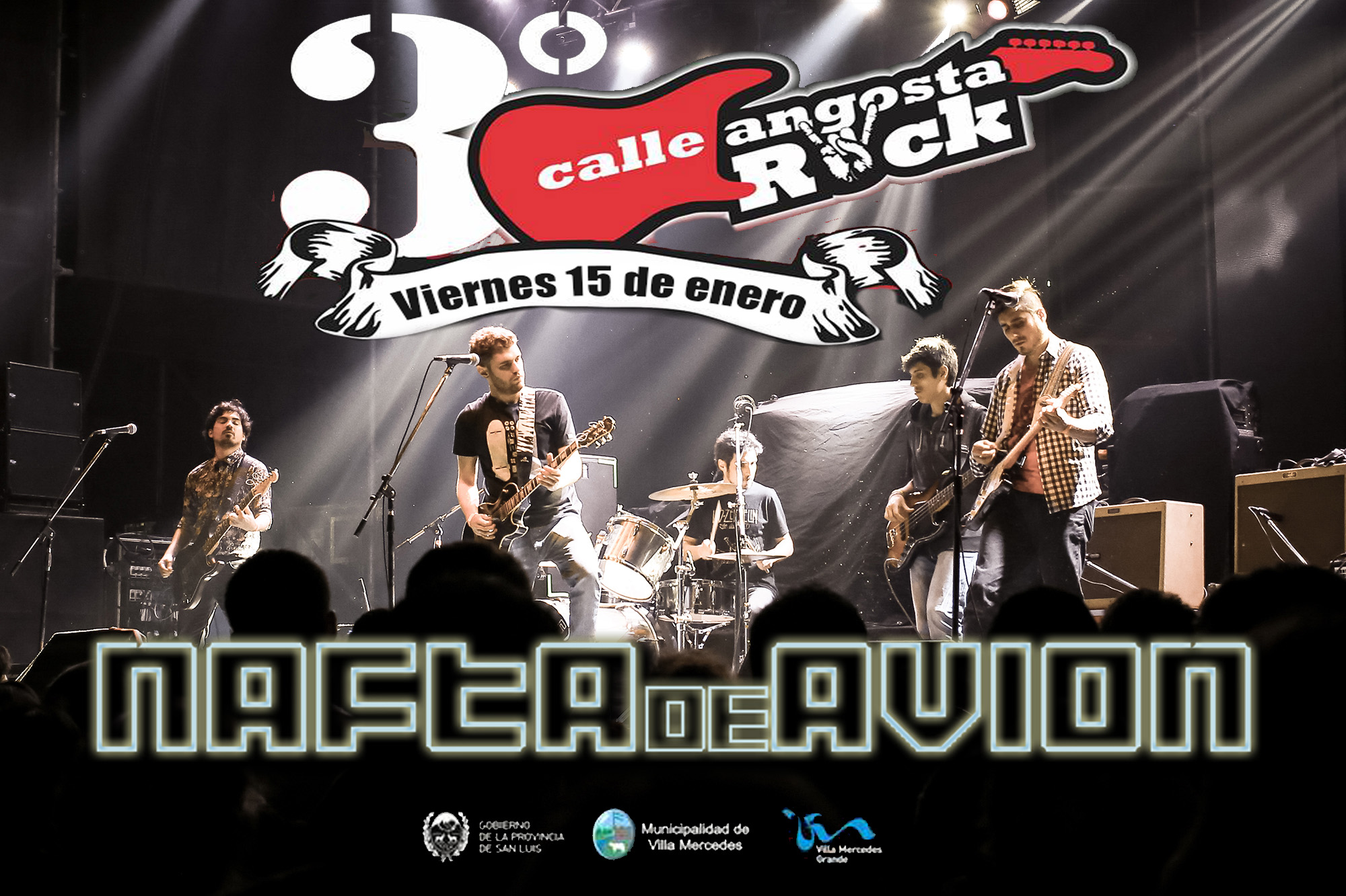 Nafta de Avión en el Calle Angosta Rock 2016