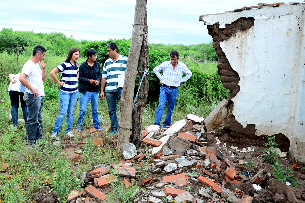 Relevamiento en las zonas afectadas por las inundaciones del 2015