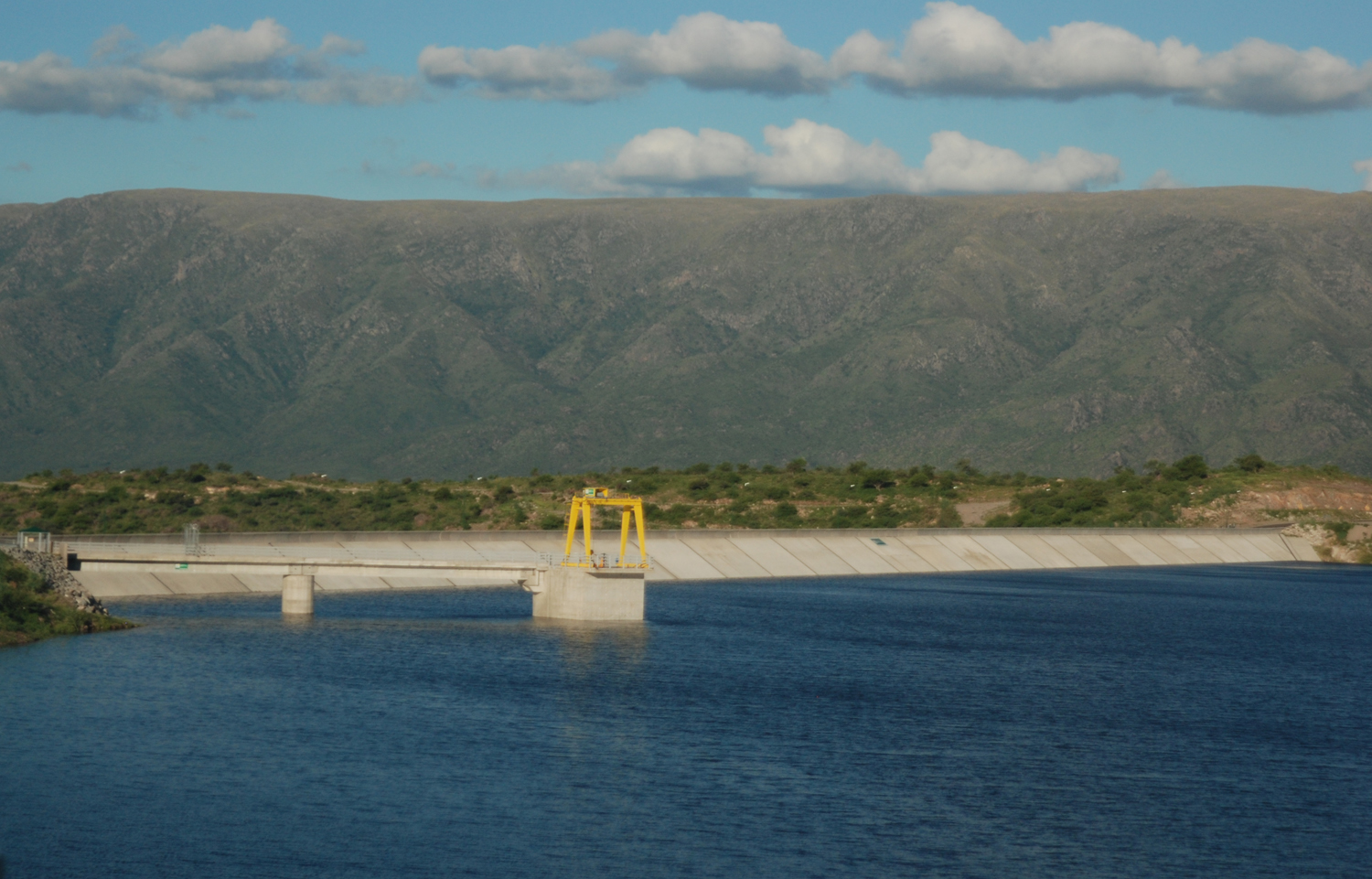 Cotas actuales de diques de San Luis